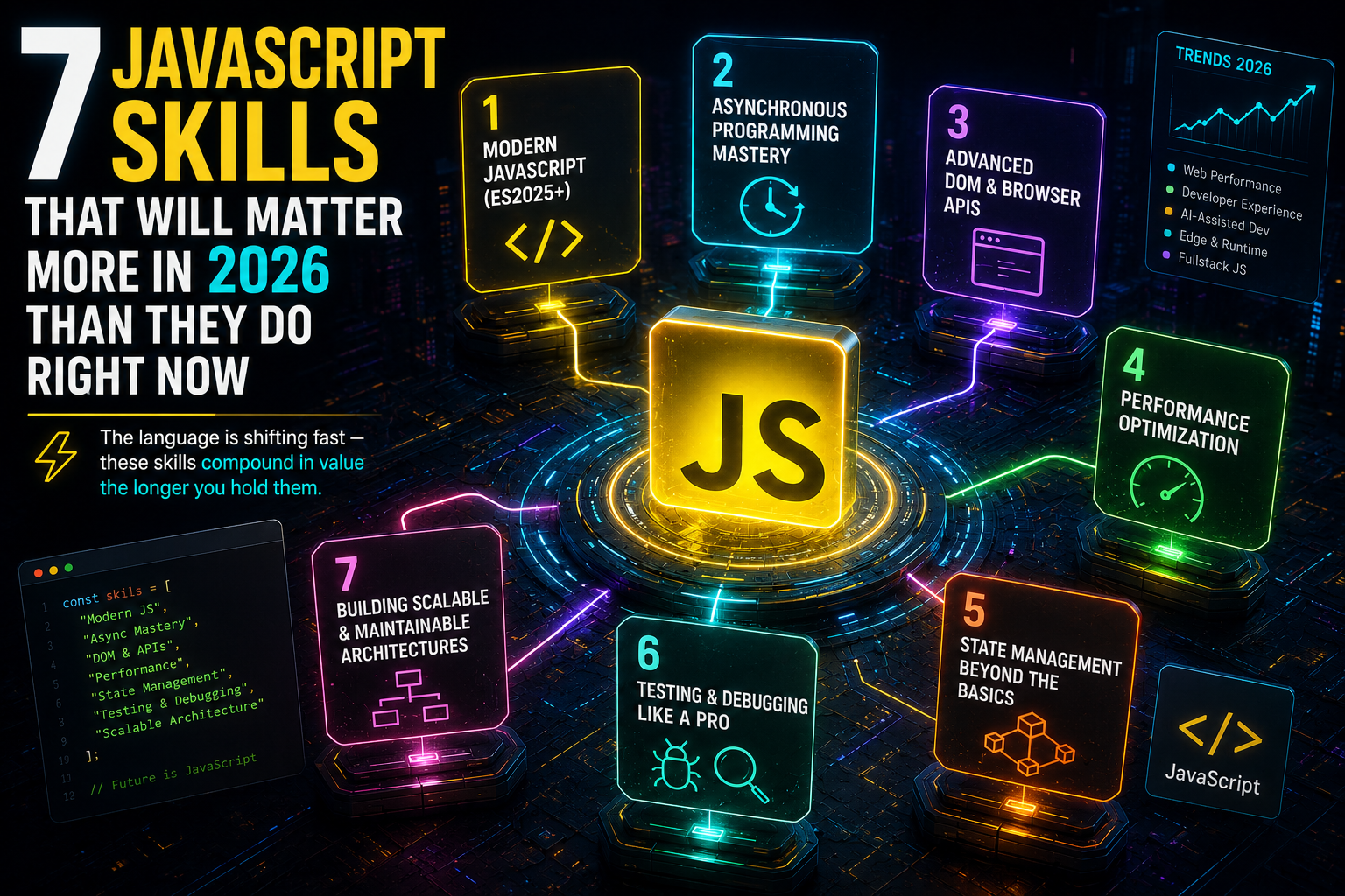 7 JavaScript Skills That Will Matter More in 2026 Than They Do Right Now