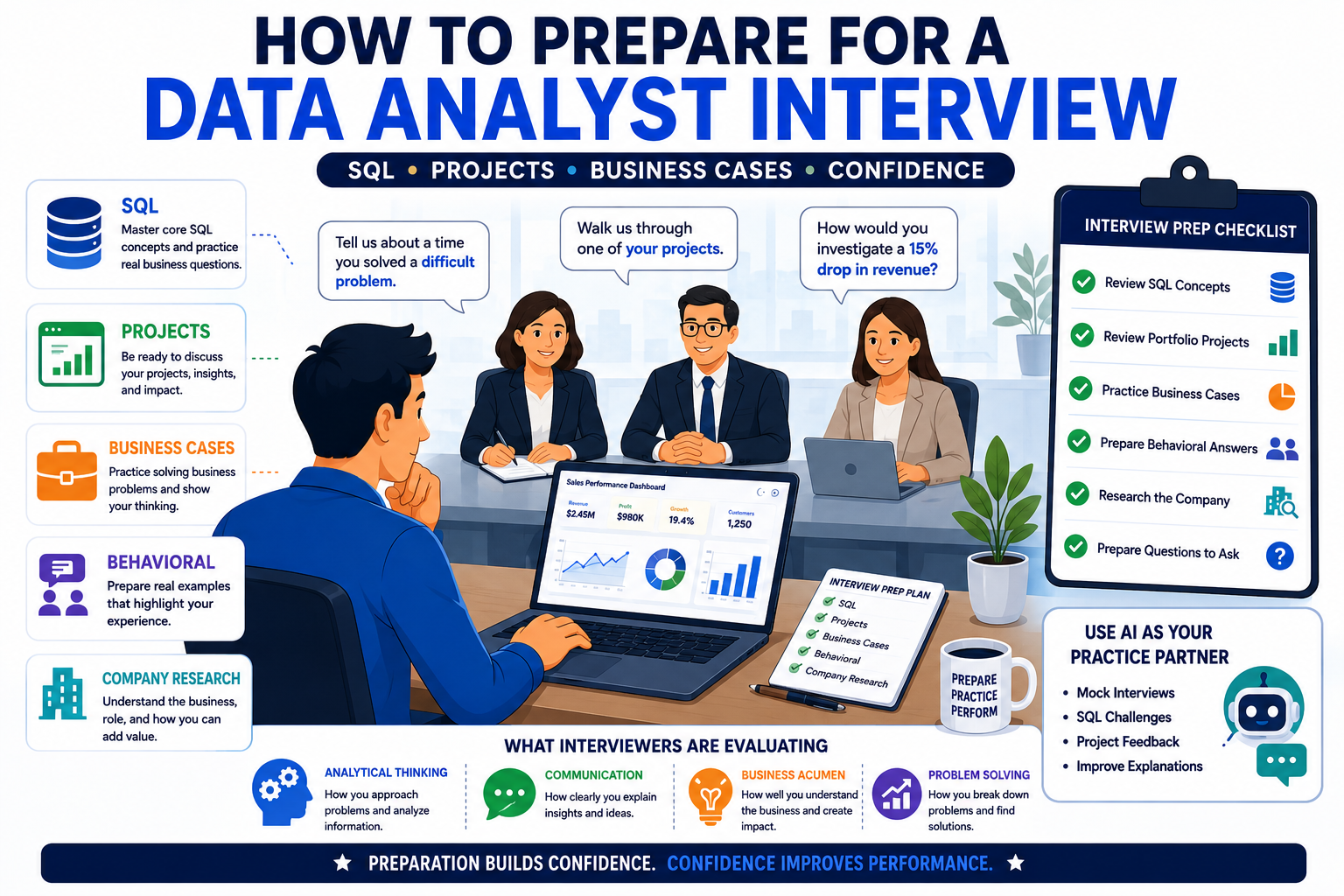 How to Prepare for a Data Analyst Interview
