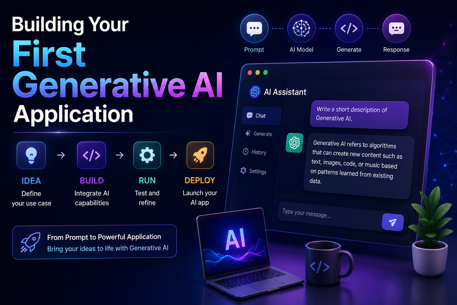 Building Your First Generative AI Application: A Beginner’s Guide to Creating Intelligent Software