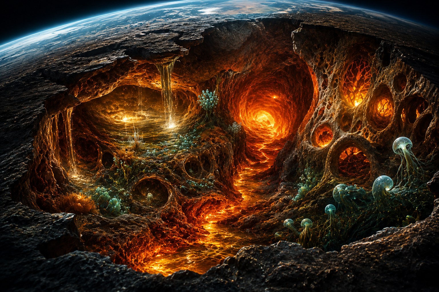 Could Unknown Life Forms Be Living Deep Inside Earth’s Mantle- The Hid
