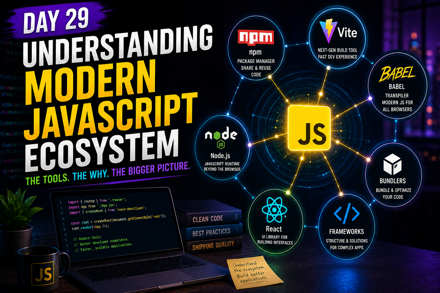 Day 29 — Understanding the Modern JavaScript Ecosystem