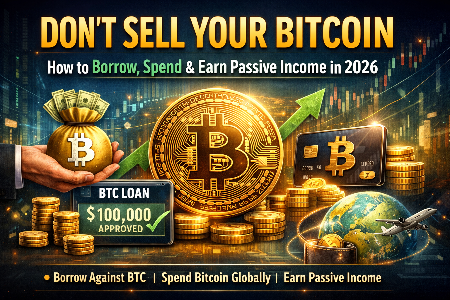 Don’t Sell Your Bitcoin: How to Borrow, Spend & Earn Passive Income with BTC in 2026