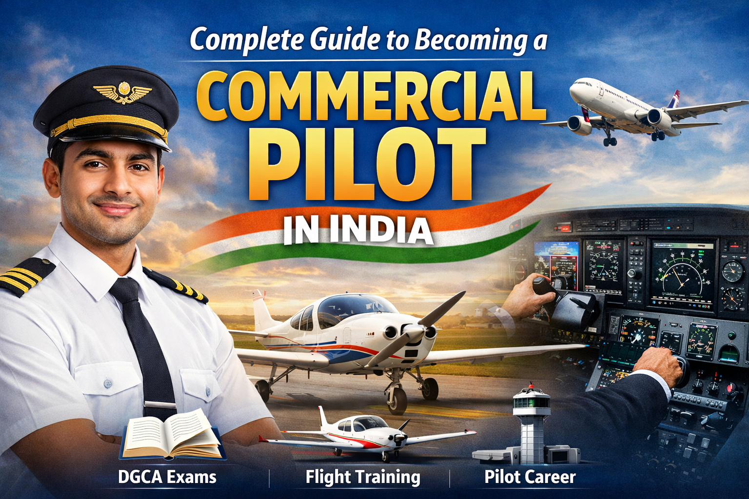 Complete Guide to Becoming a Commercial Pilot in India | CEA Aviation Complete Guide to Becoming a Commercial Pilot in India | CEA Aviation