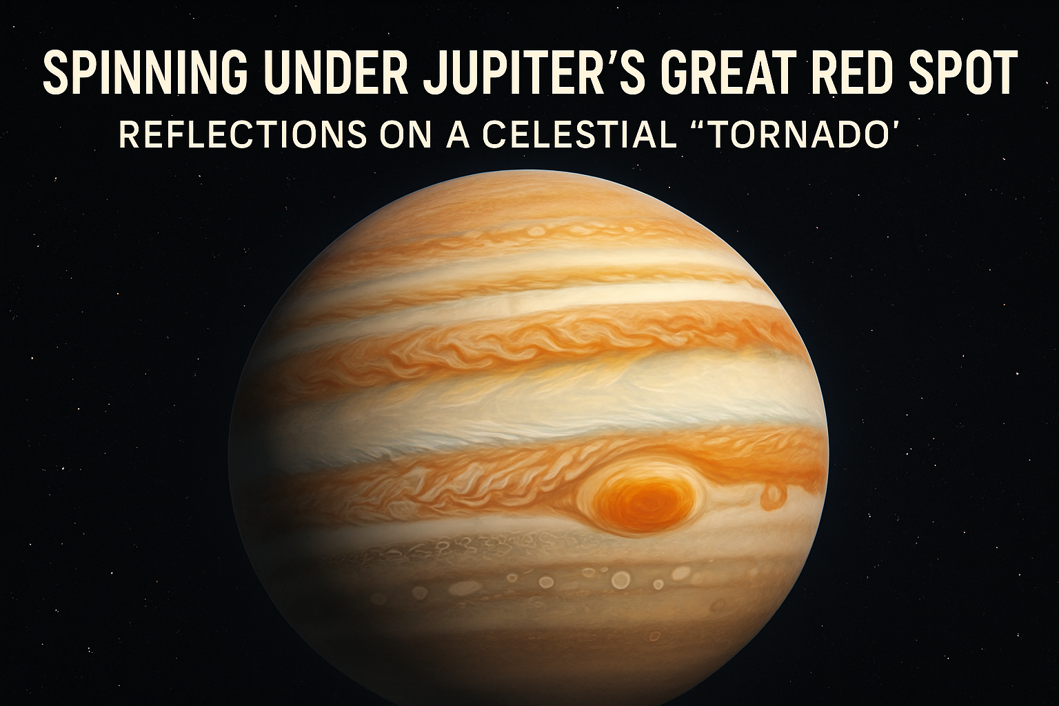 Spinning Under Jupiter’s Great Red Spot: Reflections on a Celestial “T