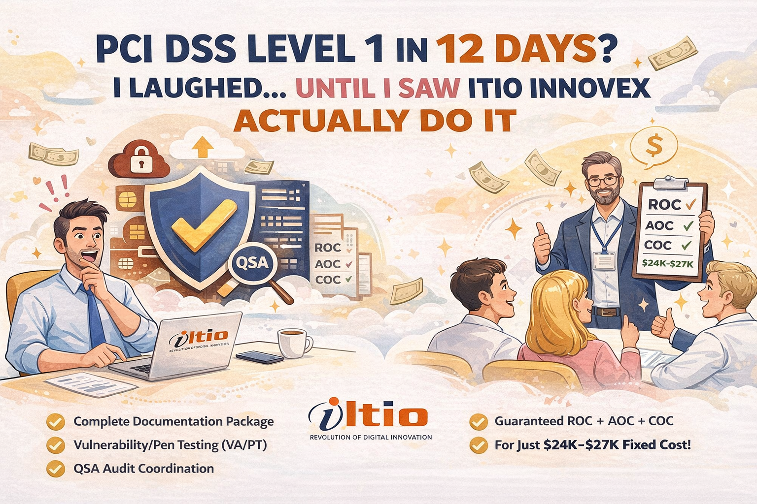 PCI DSS Level 1 in 12 Days? I laughed… Until I Saw ITIO INNOVEX Actually Do It