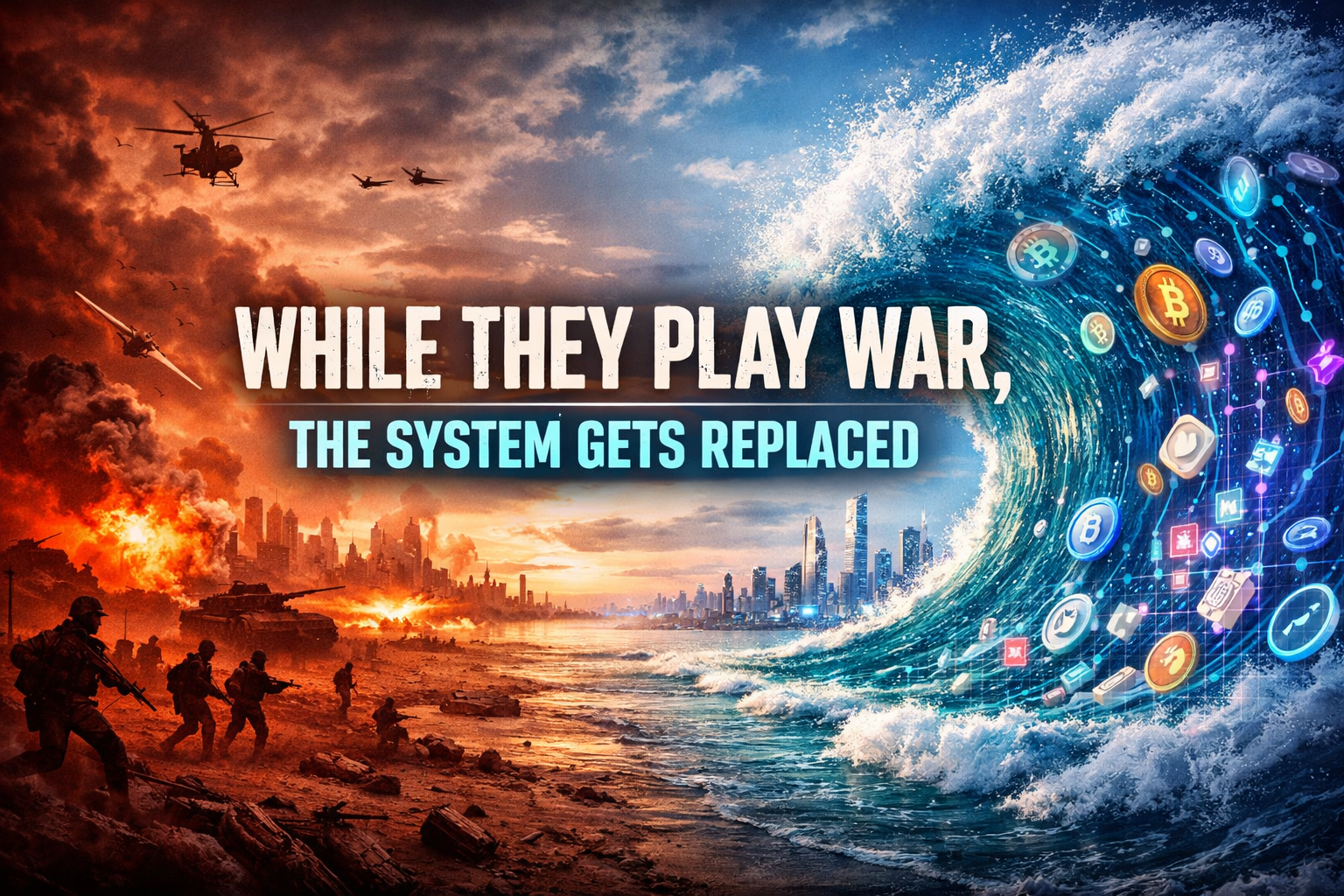While They Play War, the System Gets Replaced
