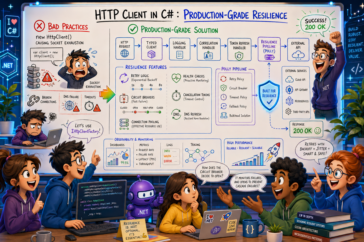 HTTP Client in C#: The Expert’s Playbook for Production-Grade Resilience