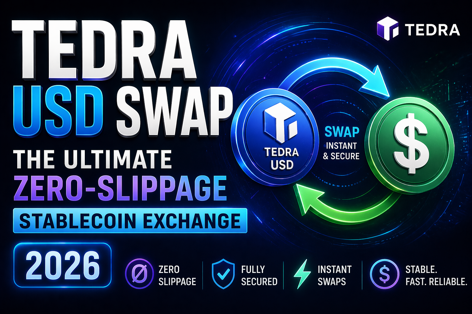 Tedra USD Swap: The Ultimate Zero-Slippage Stablecoin Exchange (2026)
