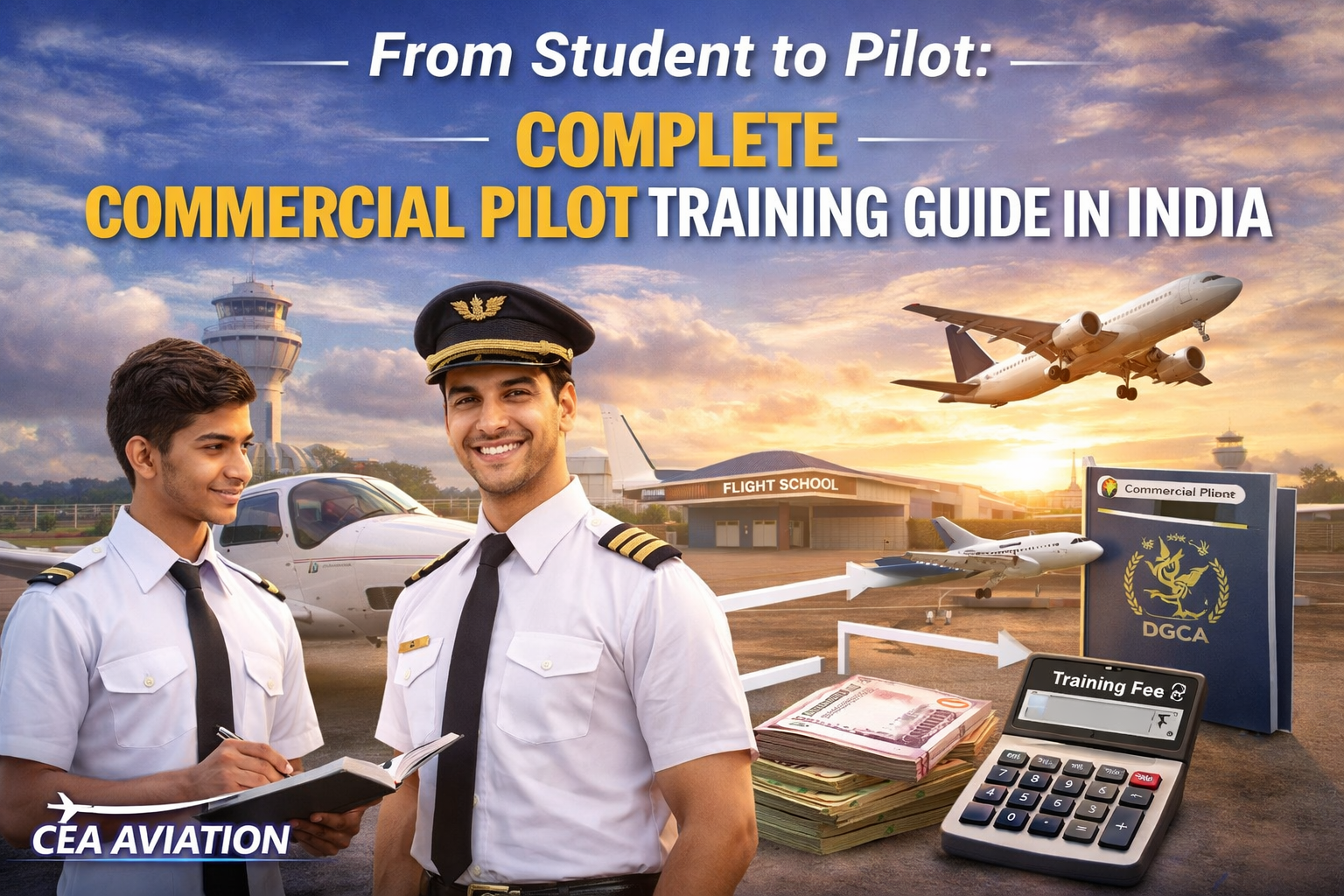 From Student to Pilot: Complete Commercial Pilot Training Guide in Ind From Student to Pilot: Complete Commercial Pilot Training Guide in Ind
