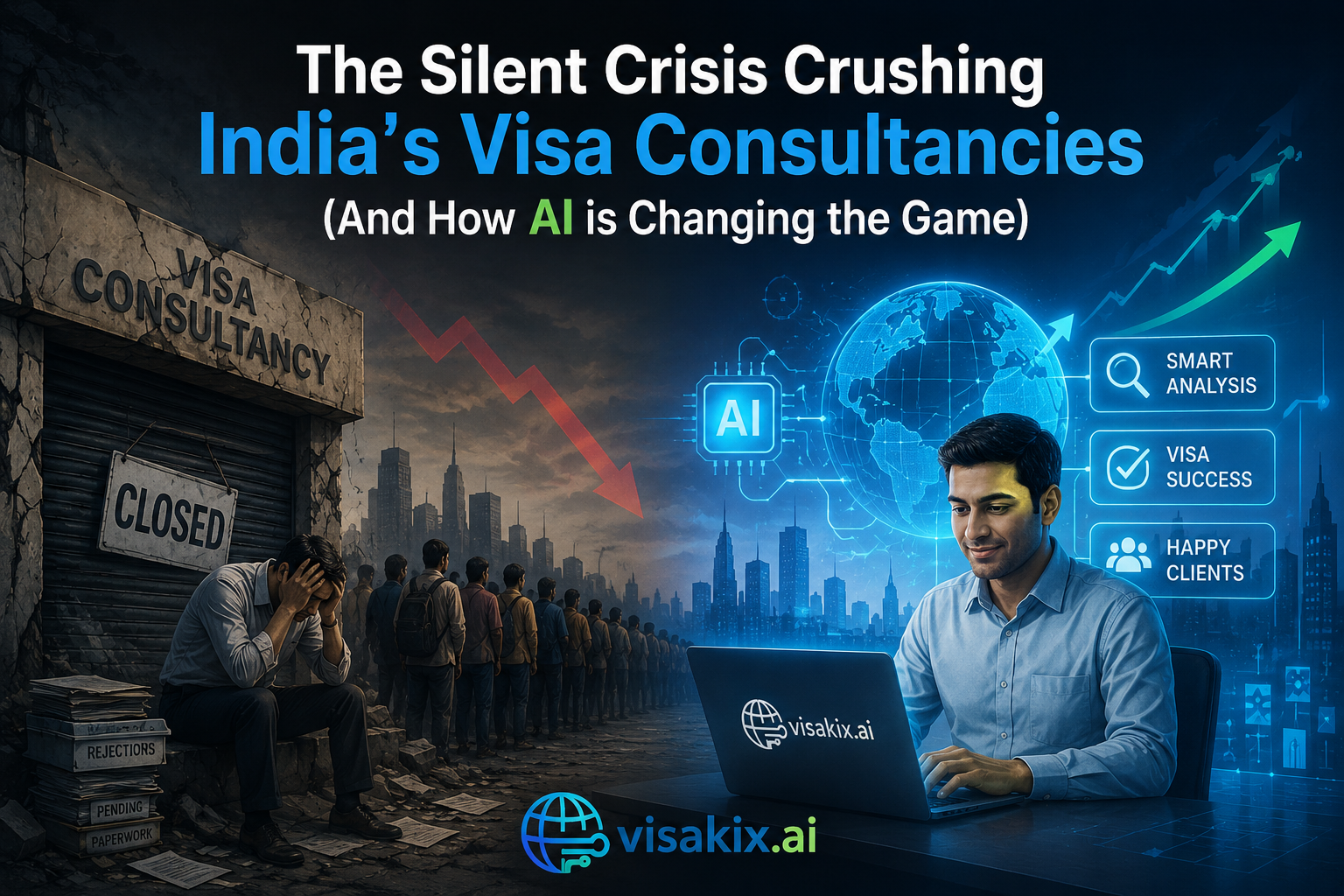 The Silent Crisis Crushing India’s Visa Consultancies (And How AI is Changing the Game)