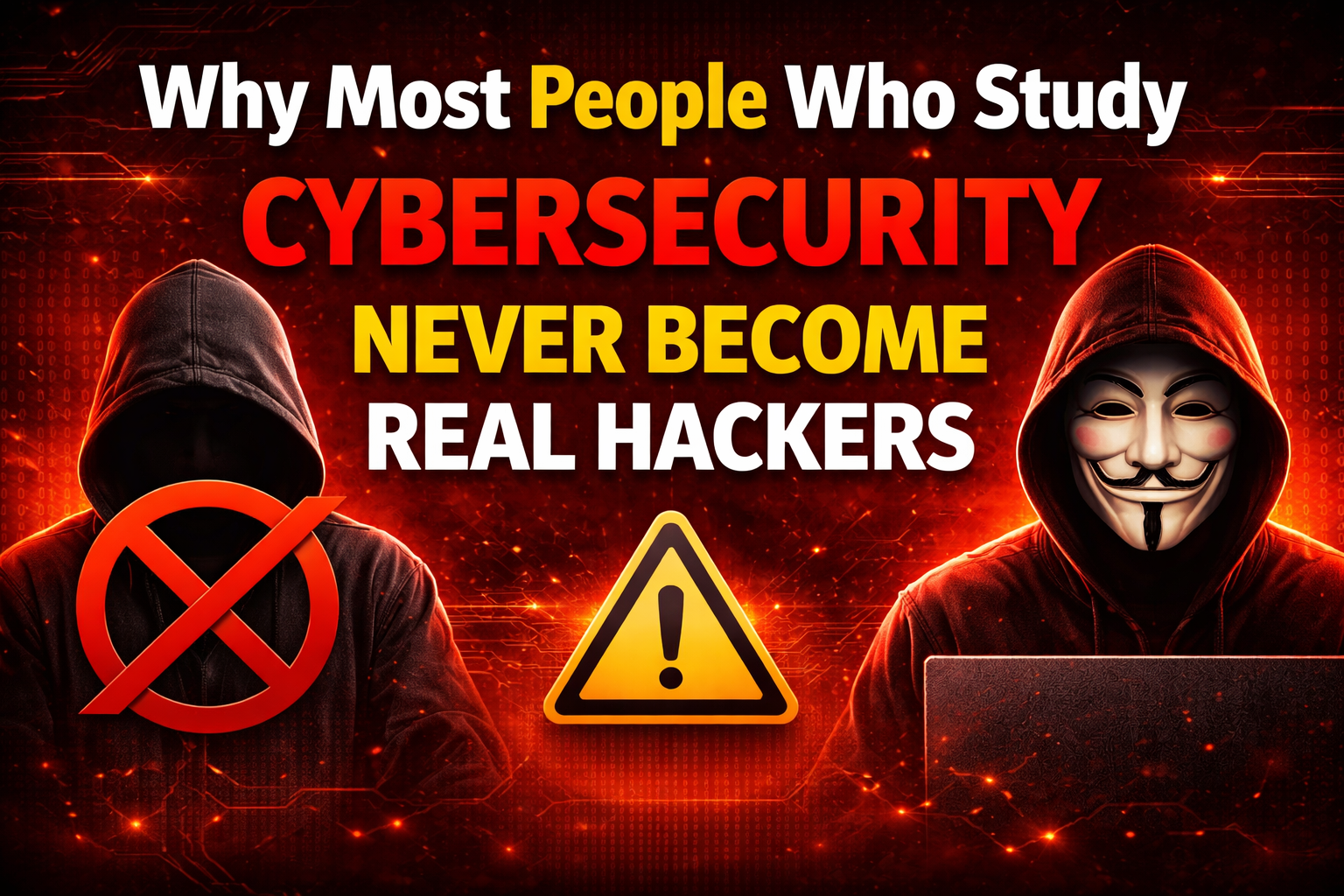 Why Most People Who Study Cybersecurity Never Become Real Hackers