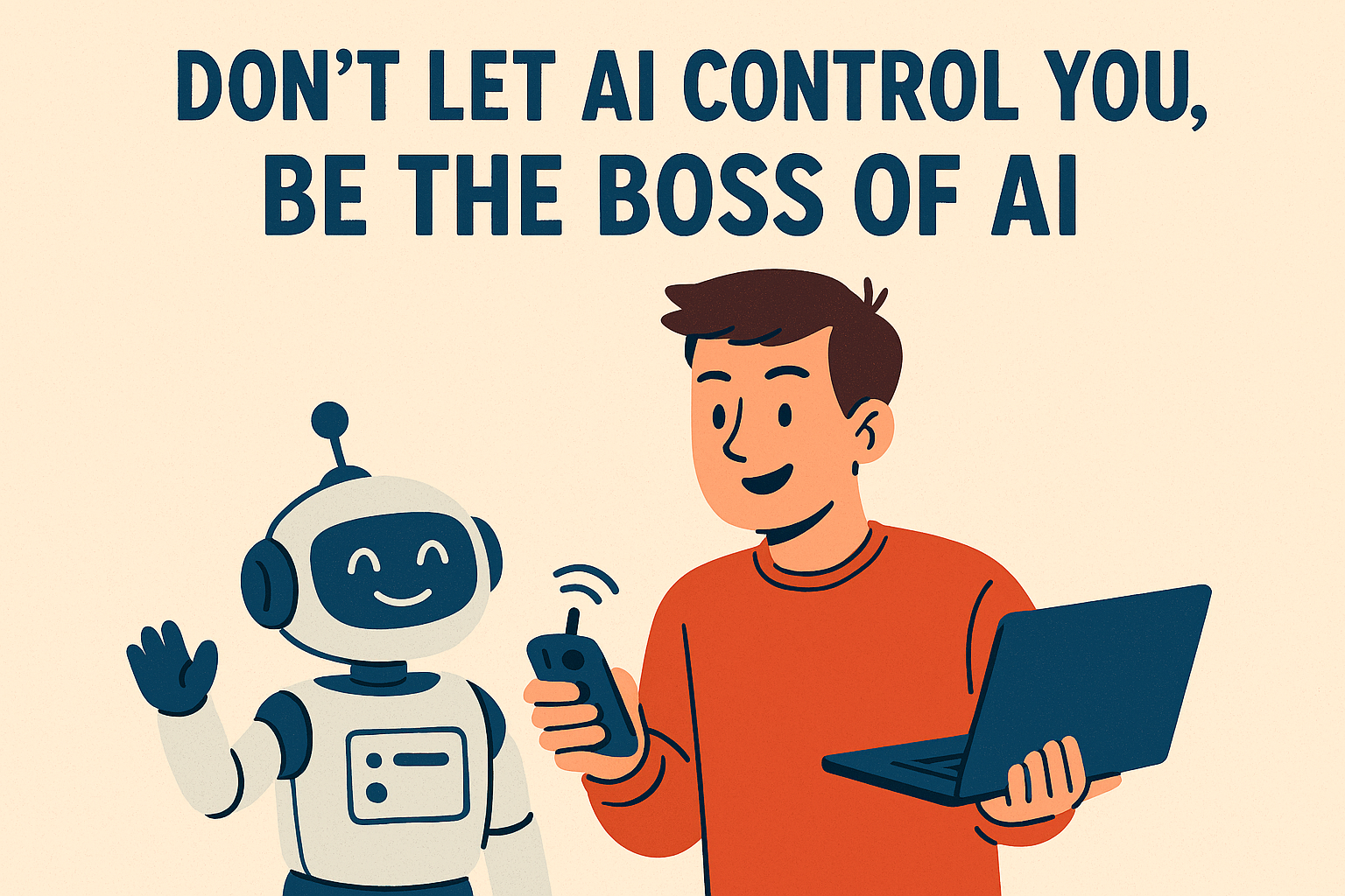 Don’t Let AI Control You, Be the Boss of AI
