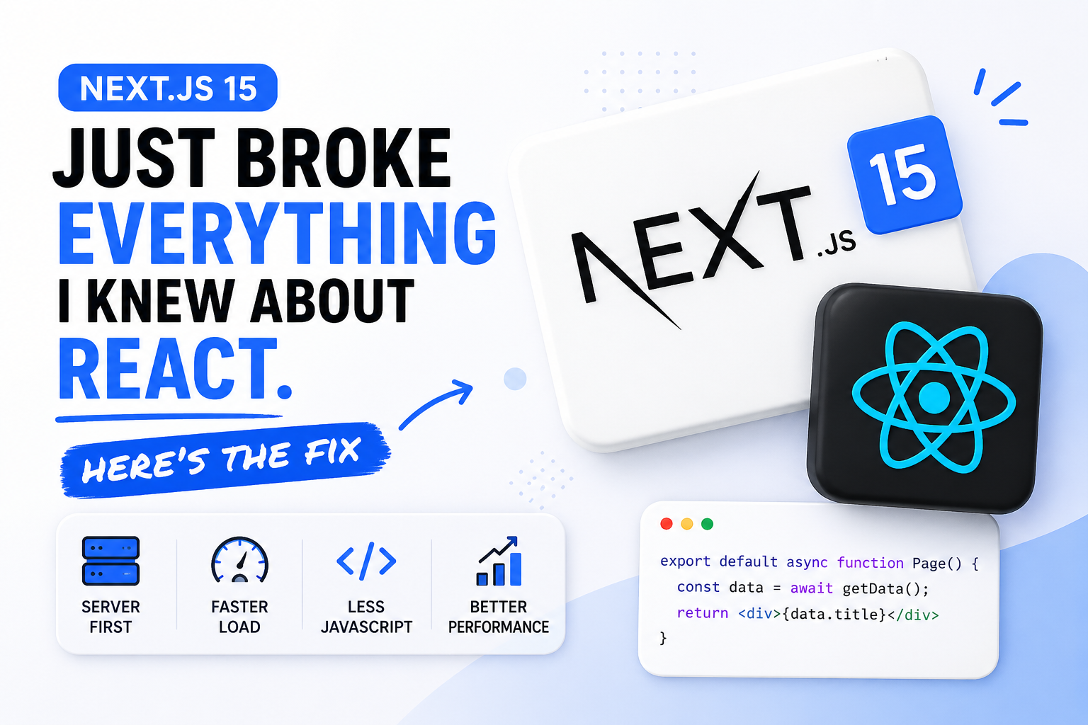 Next.js 15 Just Broke Everything I Knew About React. Here is the Fix