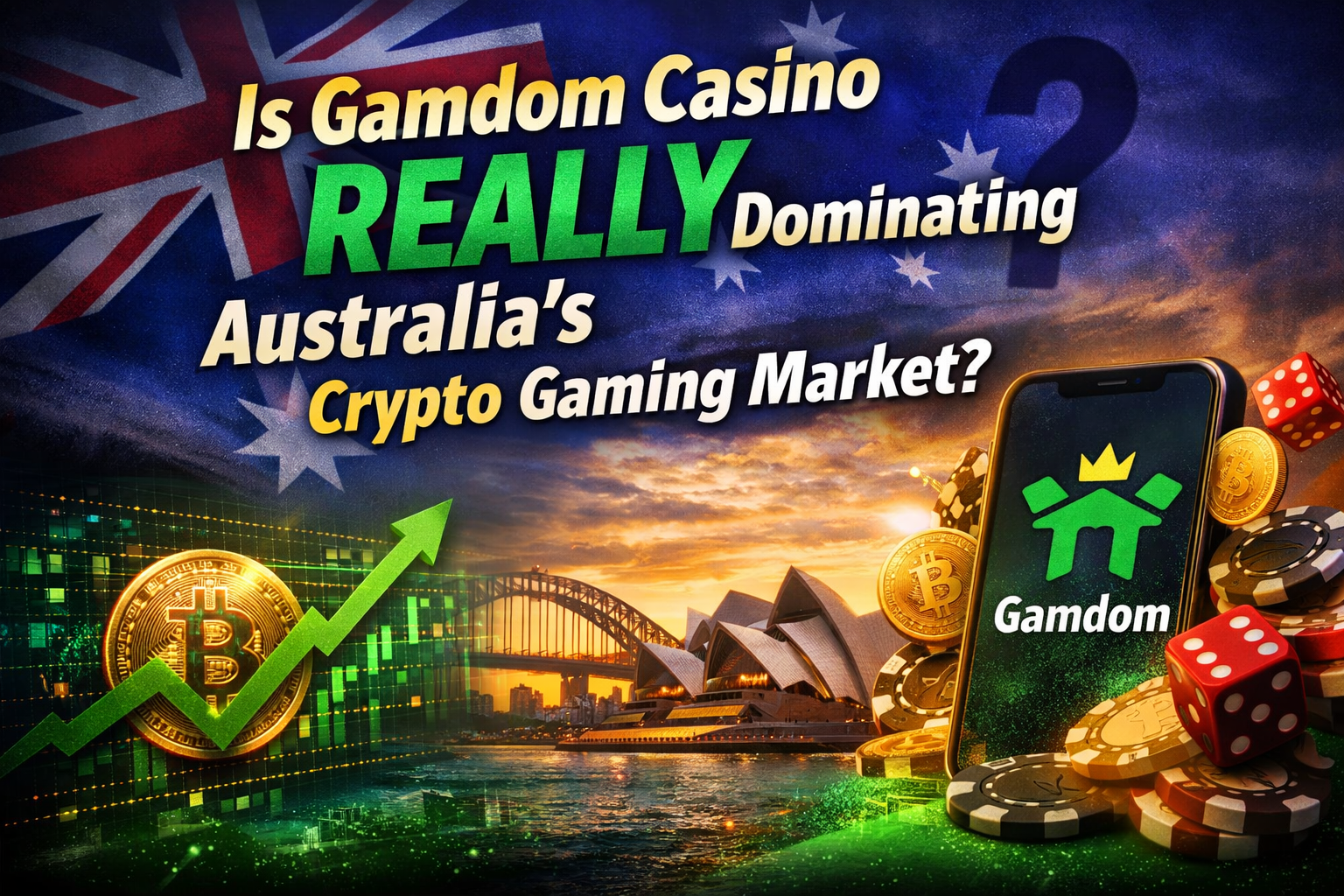Gamdom Casino in Australia: Too Good to Be True or The Future of Crypto Gaming?