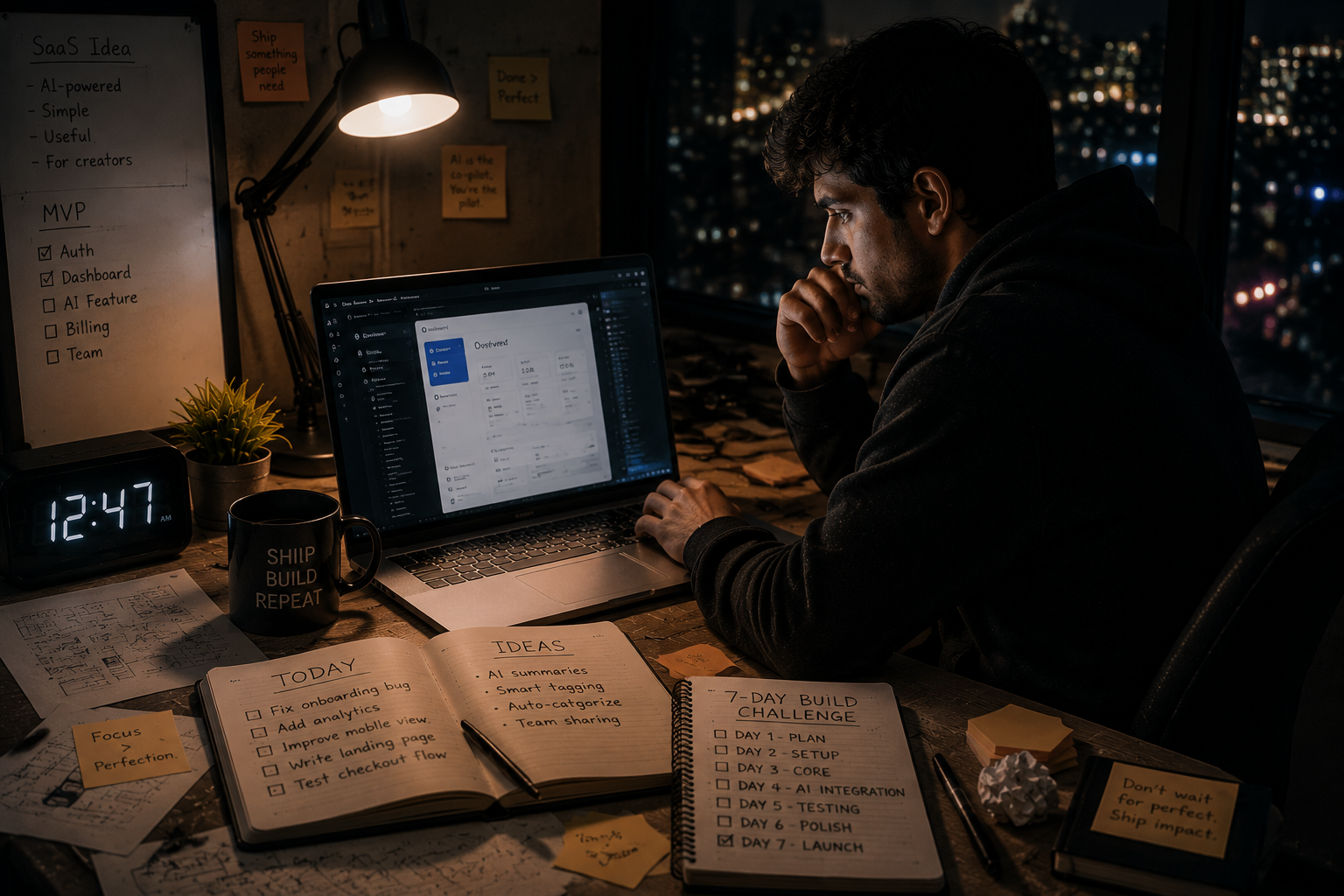 I Built a SaaS in 7 Days Using AI — and Learned Why Most People Never Launch
