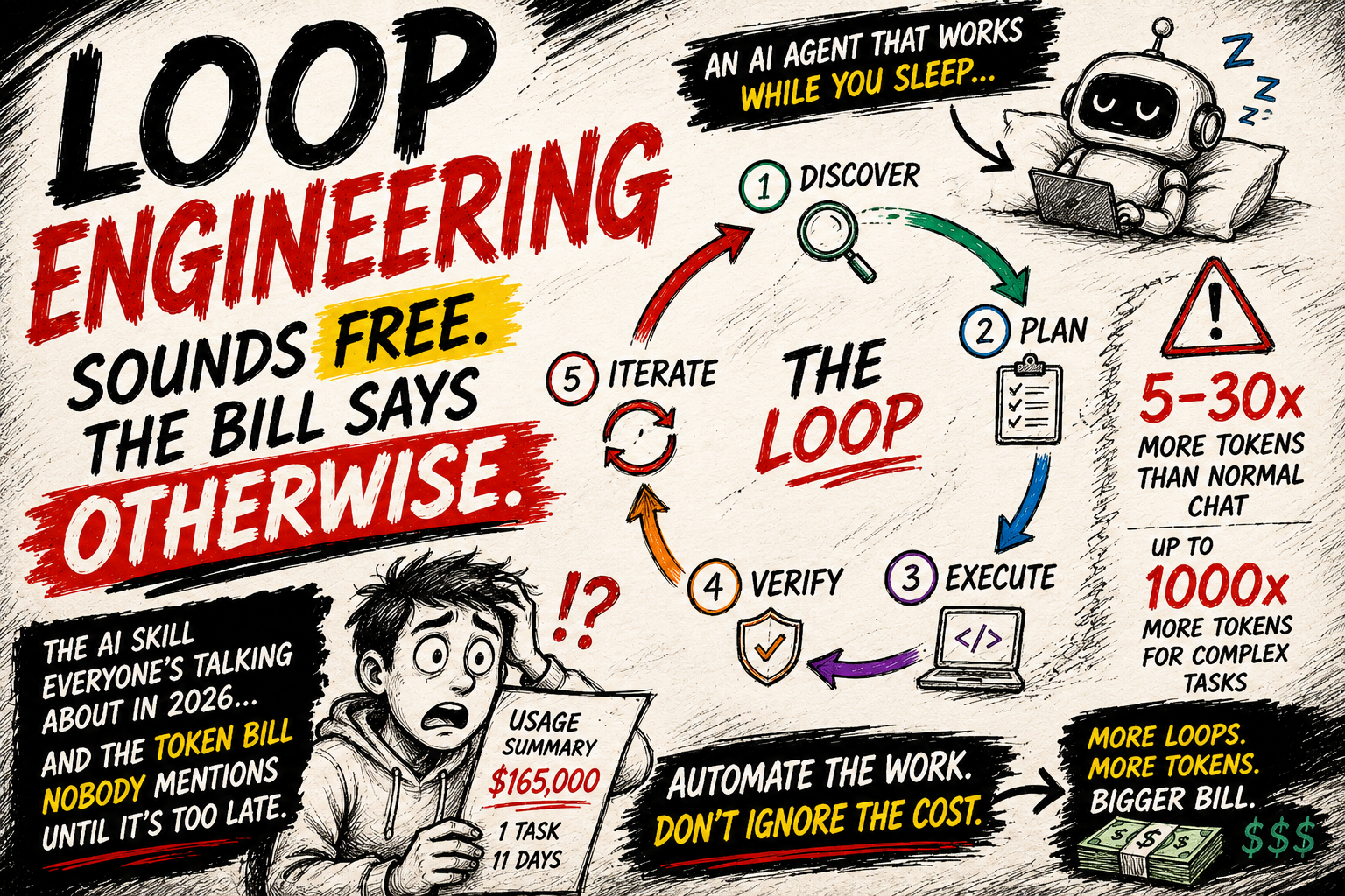 Loop Engineering Explained: Why AI Agents Cost 5–30× More Than You Expect