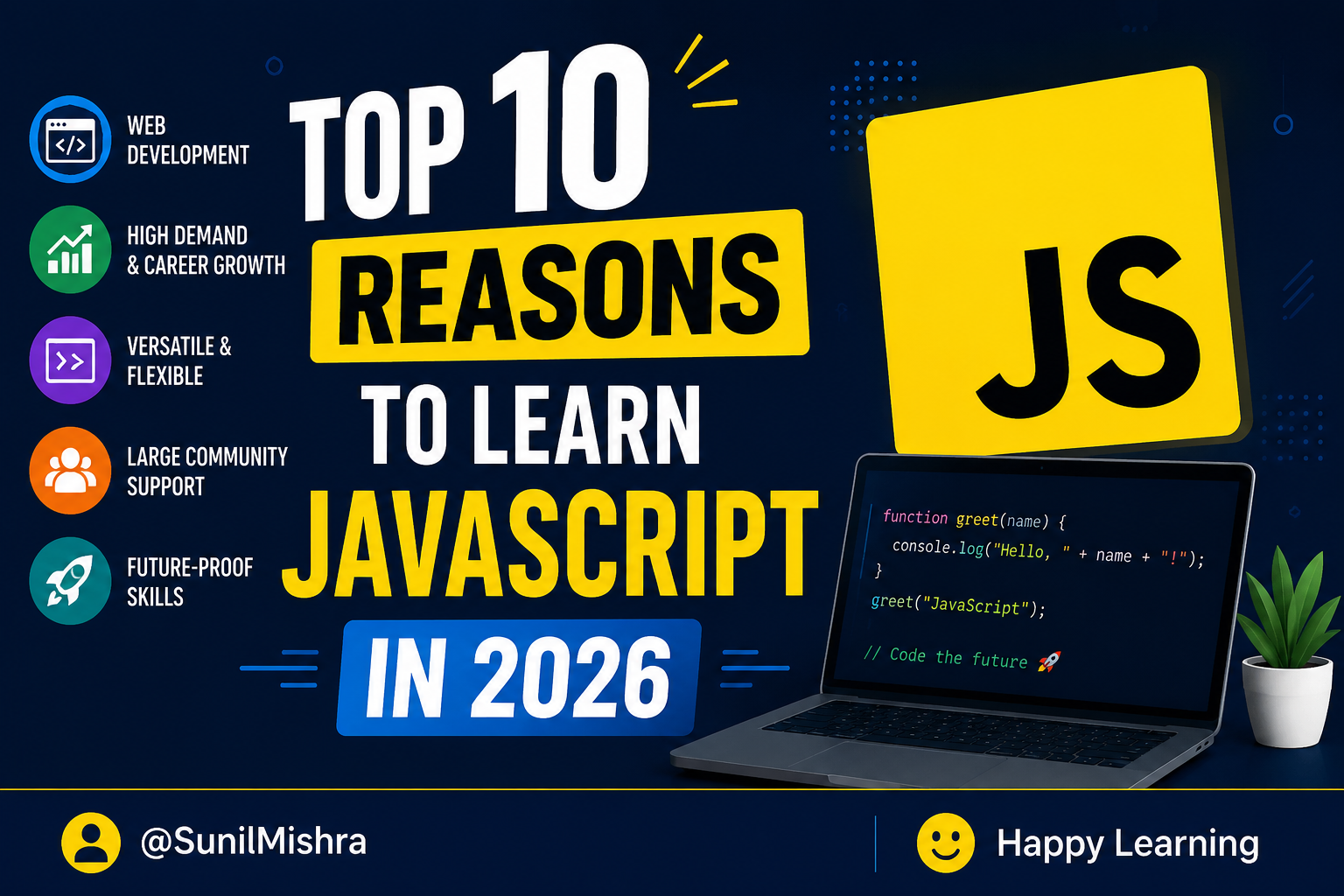 Top 10 Reasons to Learn JavaScript in 2026