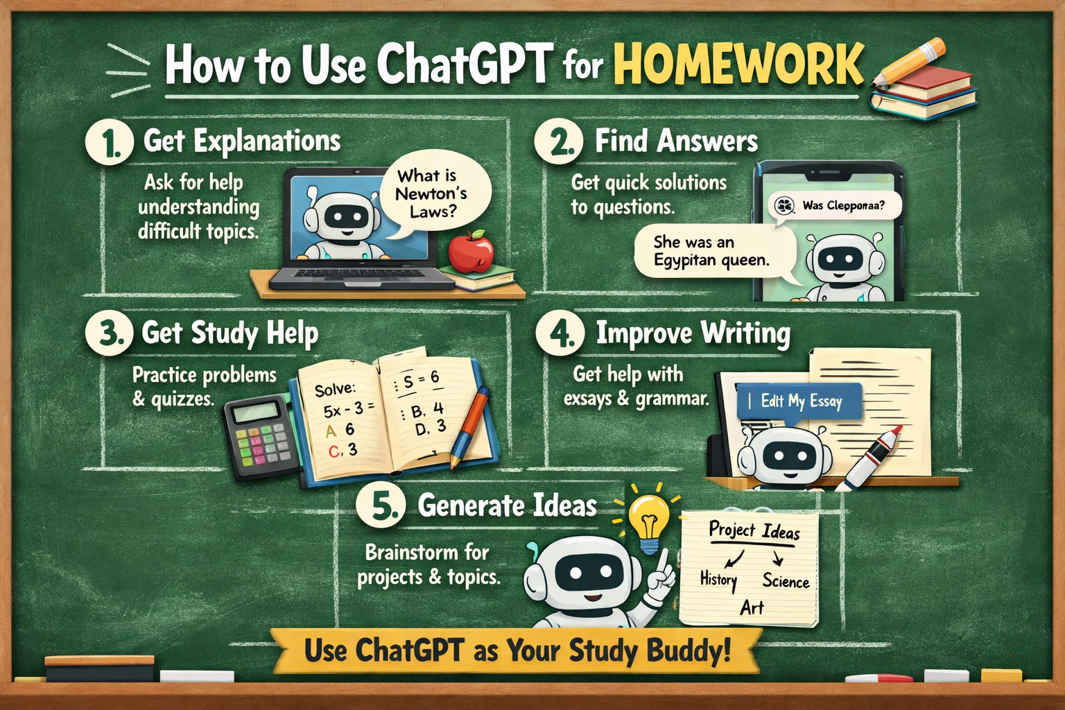 How to use ChatGPT for homework