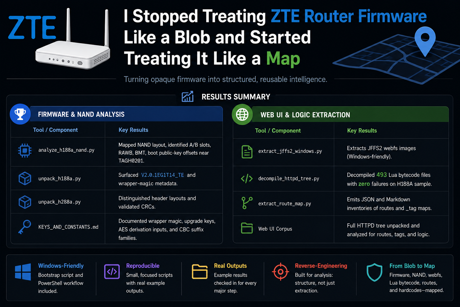I Stopped Treating ZTE Router Firmware Like a Blob and Started Treating It Like a Map