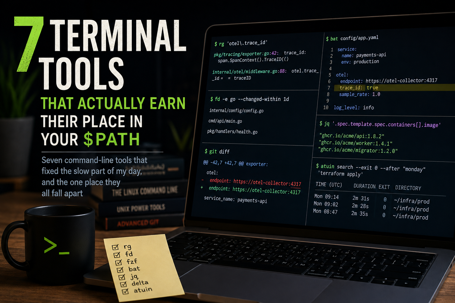 7 Terminal Tools That Actually Earn Their Place in Your $PATH