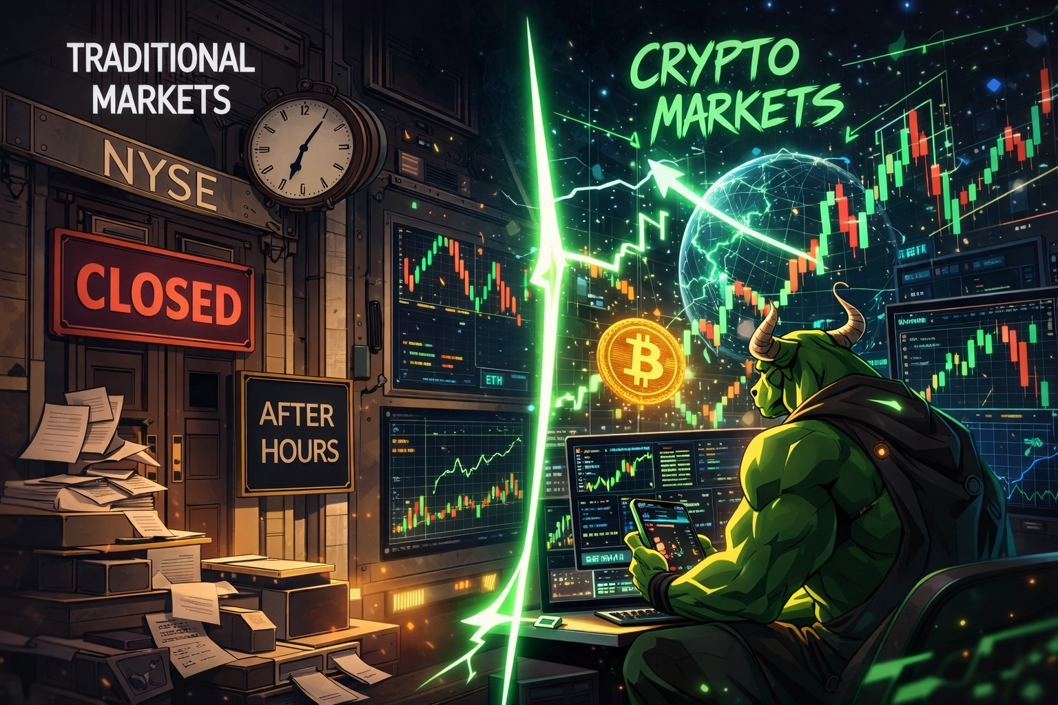 Why Crypto Markets React Faster Than Traditional Markets