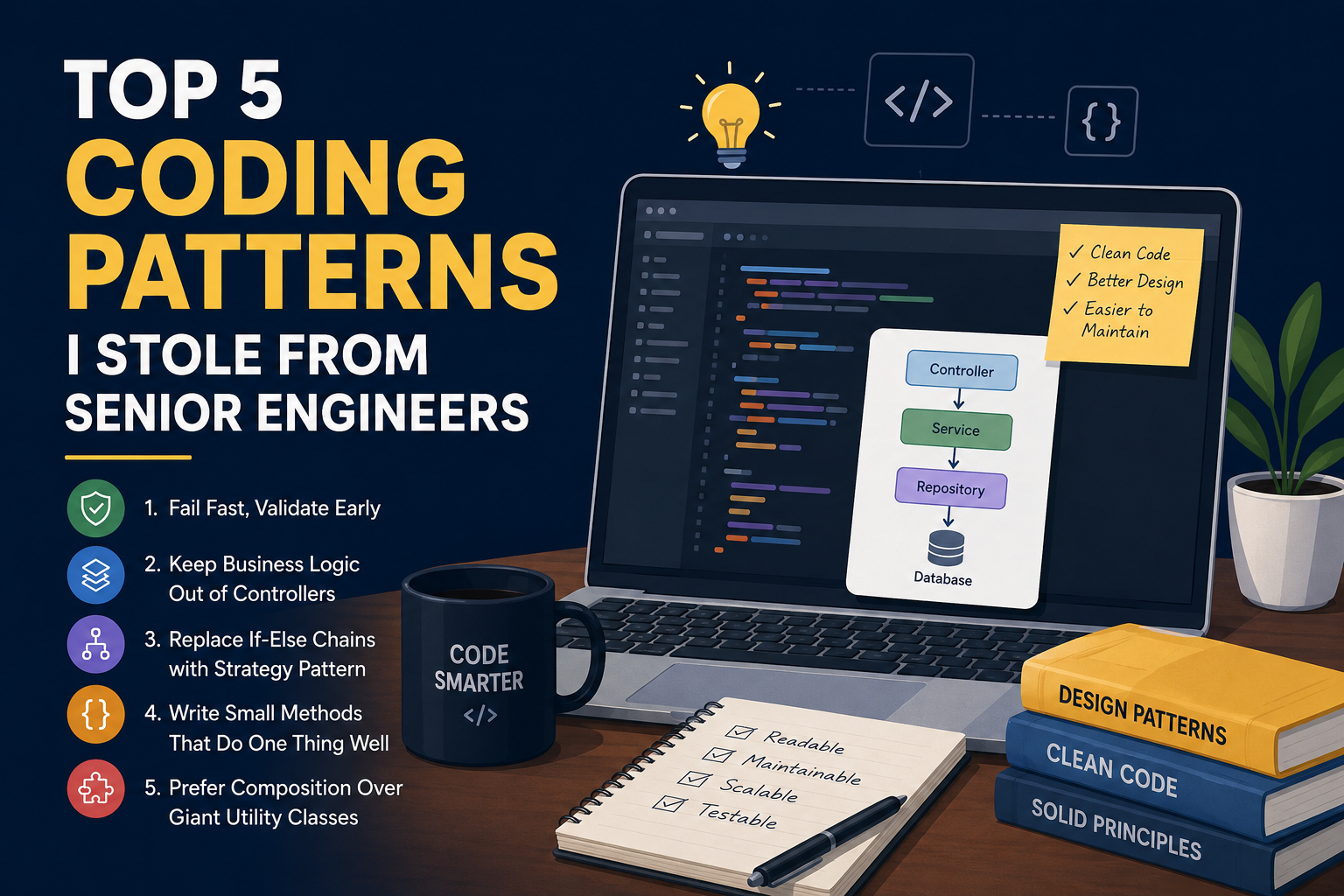 Top 5 Coding Patterns I Learned From Great Engineers