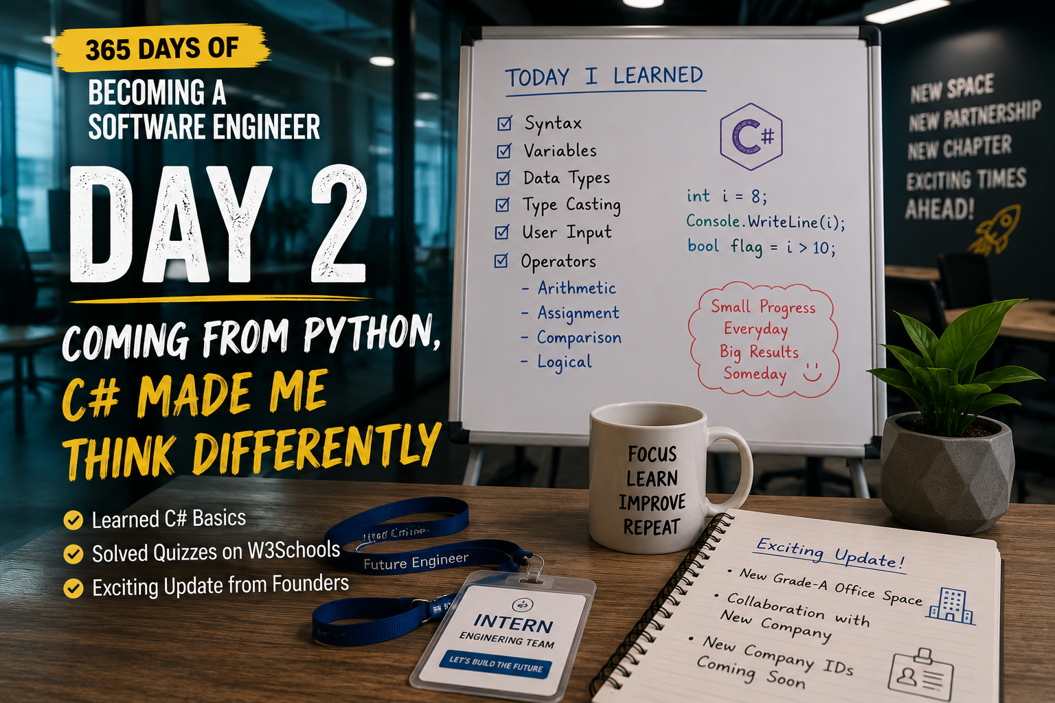 Day 2: Coming from Python, C# Really Made Me Think Differently
