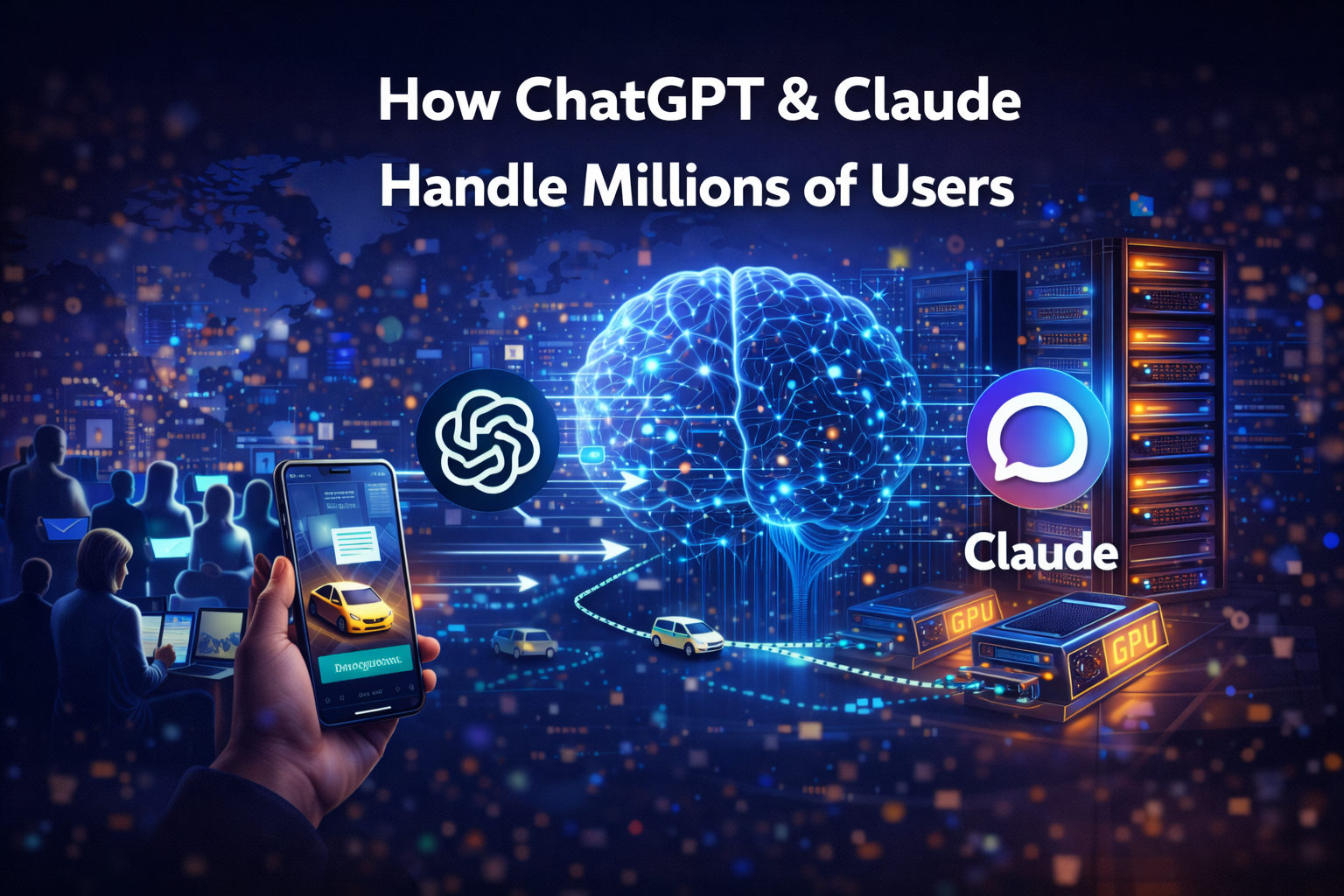 How ChatGPT & Claude Handle Millions of Users