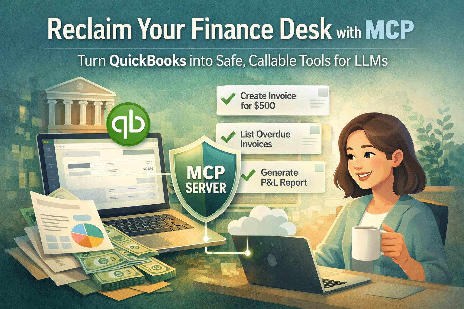Reclaim Your Finance Desk with MCP: Turn QuickBooks into Safe, Callable Tools for LLMs