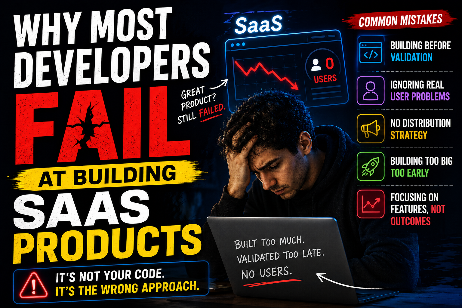Why Most Developers Fail at Building SaaS Products