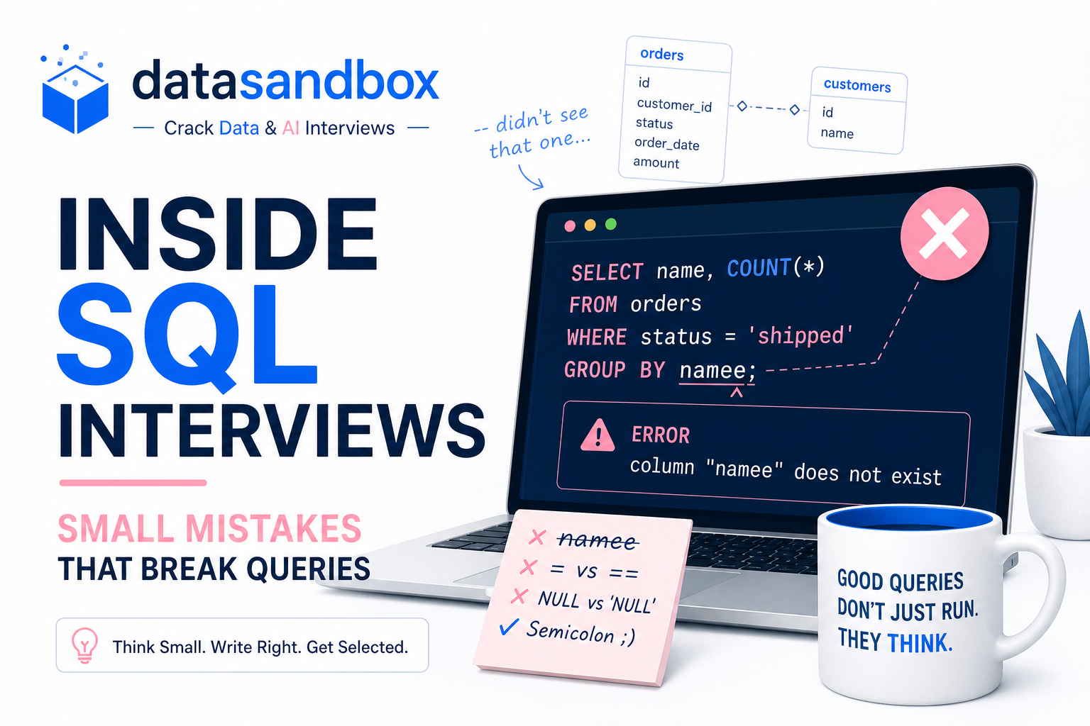 Inside SQL Interviews #2: NULL Traps, You Should Know.