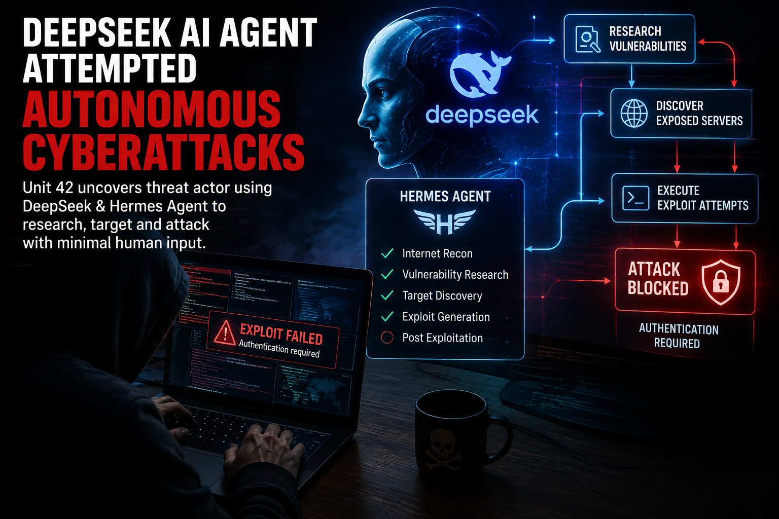 A DeepSeek-Powered AI Agent Tried to Hack Exposed Servers.