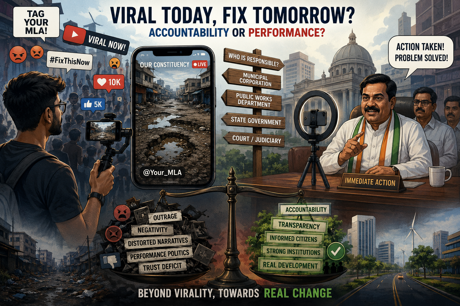 Viral Accountability Backfires: The Hidden Cost of Social Media “Fixes” in Indian Democracy