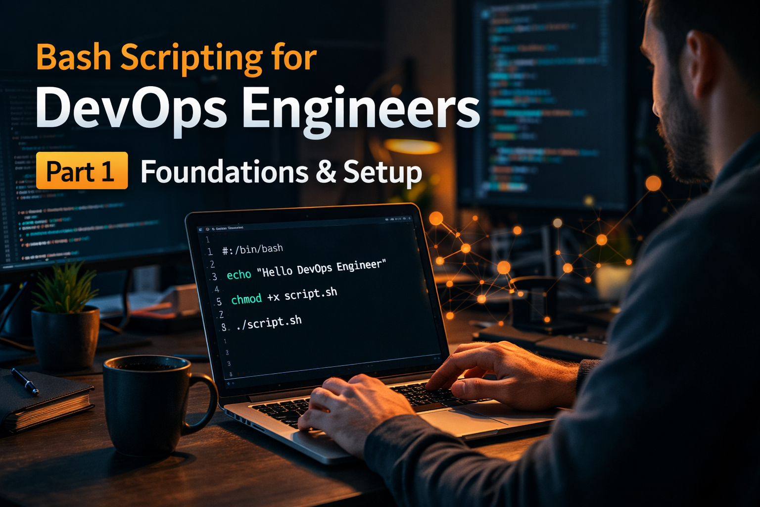Bash Scripting for DevOps (Part 1): Bash Fundamentals, Shebang & Running Scripts