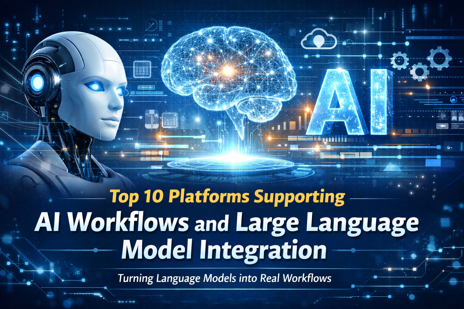 Top 10 Platforms Supporting AI Workflows and Large Language Model Integration