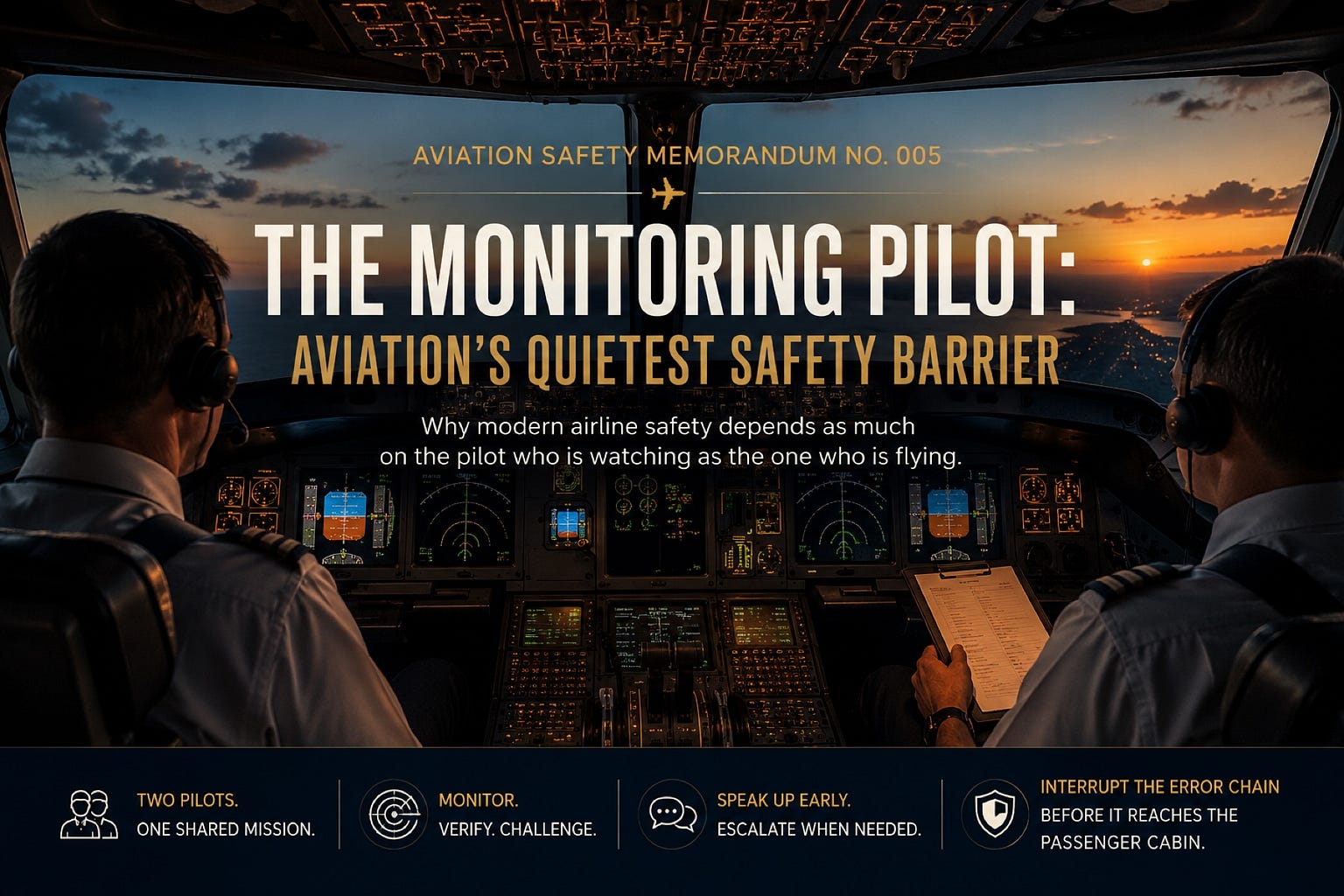 The Monitoring Pilot: Aviation’s Quietest Safety Barrier