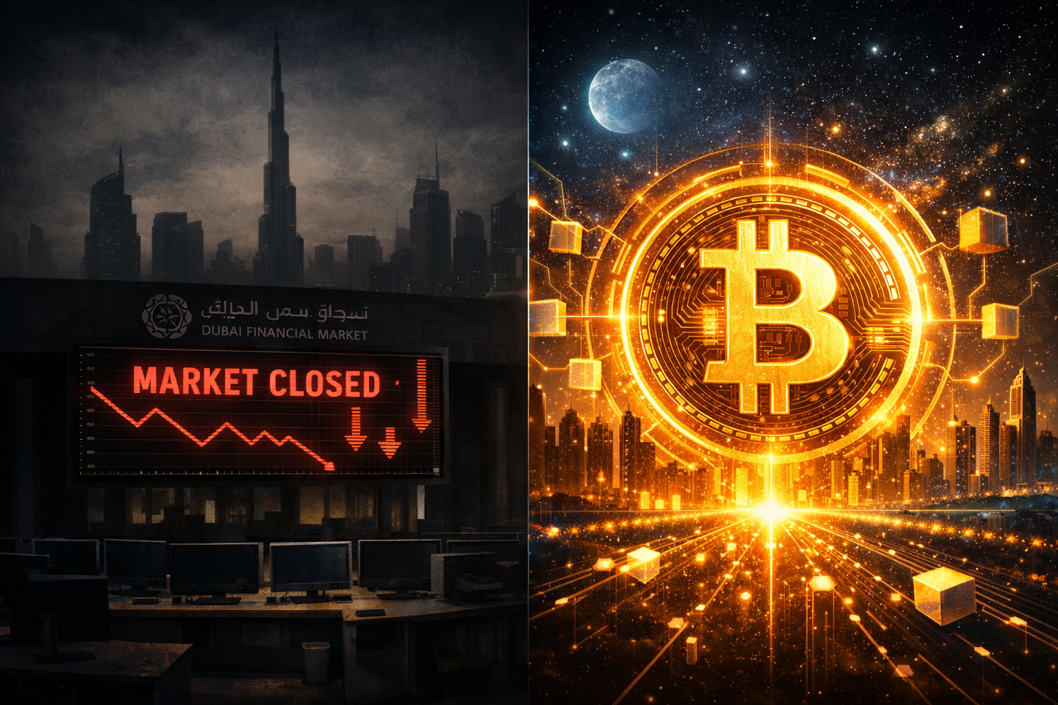 Dubai Turned Off Its Stock Market. Nobody Can Turn Off Bitcoin.