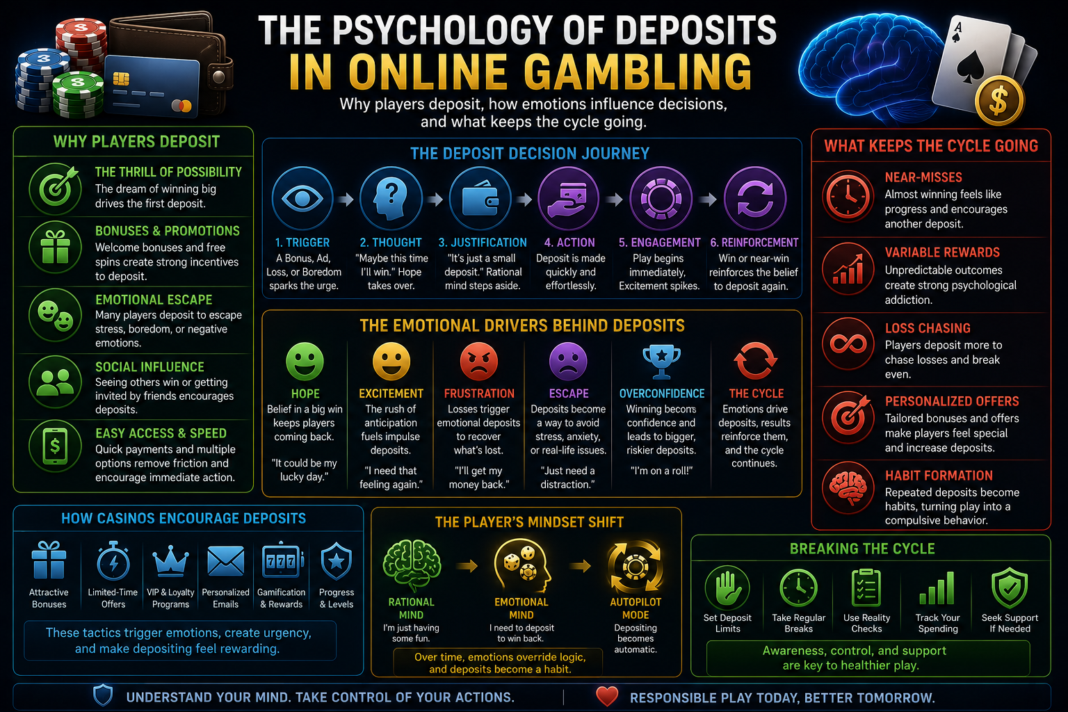 The Psychology of Deposits in Online Gambling