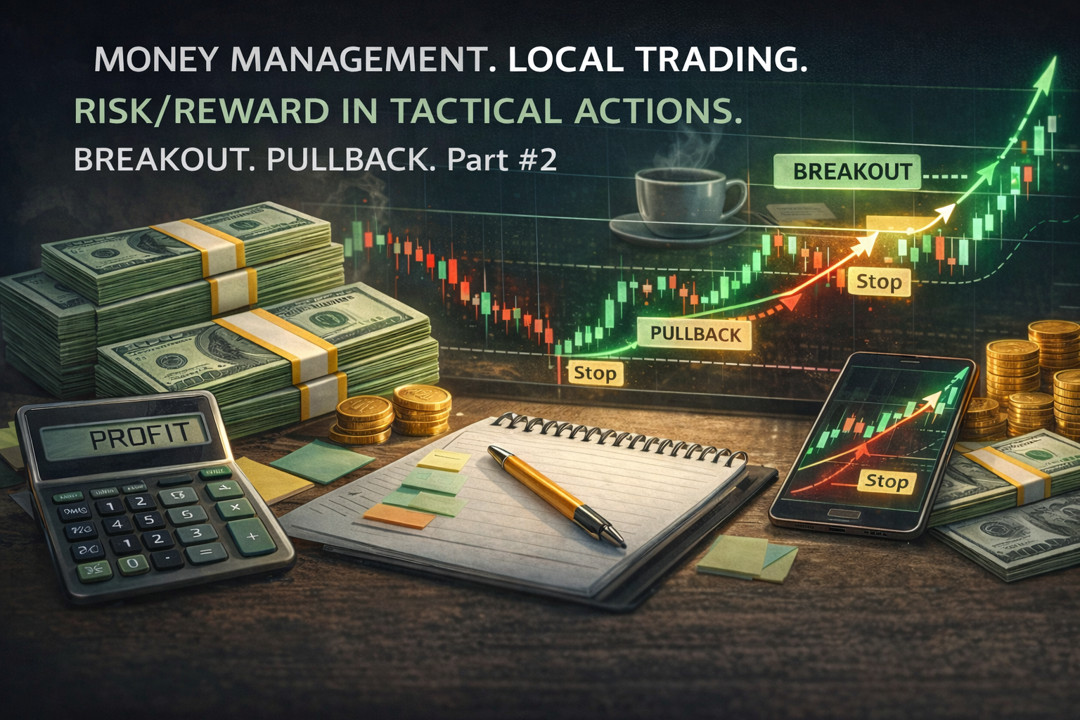 Money Management. Local Trading. Risk/Reward in Tactical Actions. Breakout. Pullback. Part #2