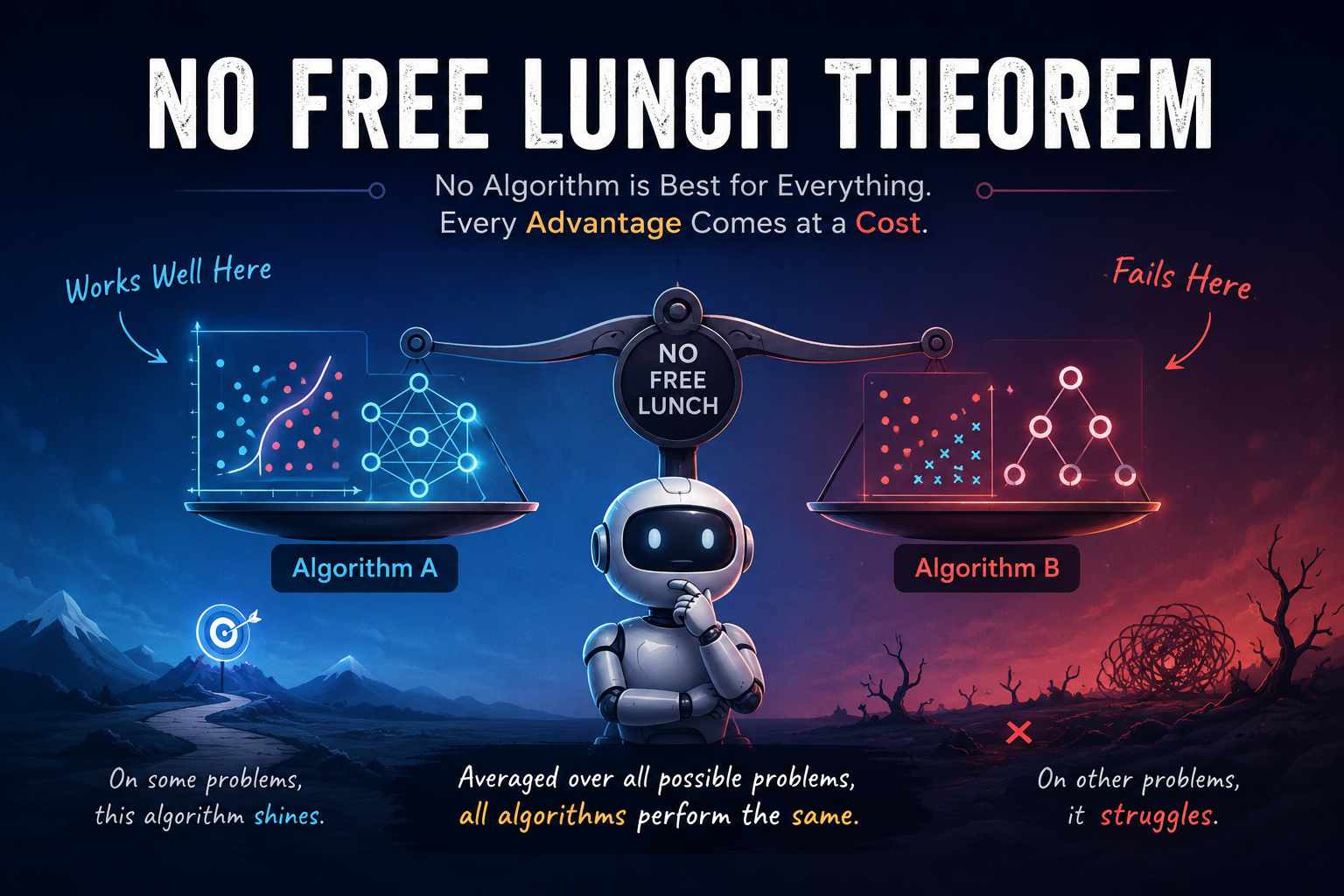 No Free Lunch Theorem: A Machine Learning Concept You Should Know