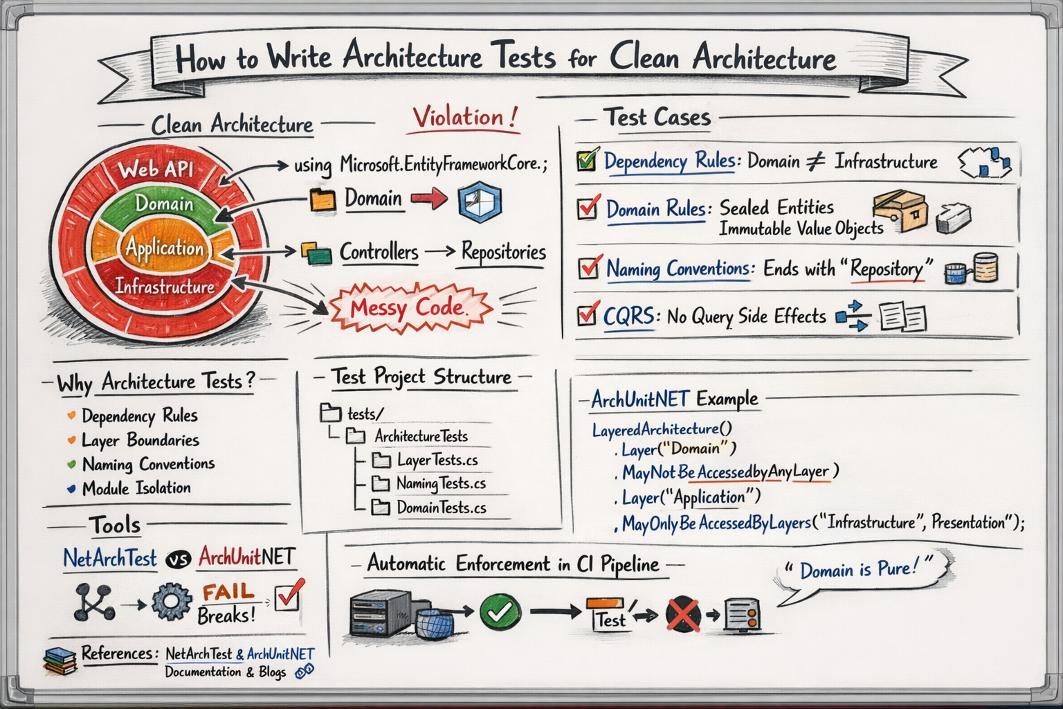 How to Write Architecture Tests for Clean Architecture