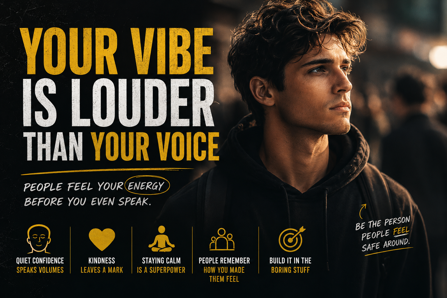 *your vibe is louder than your voice*