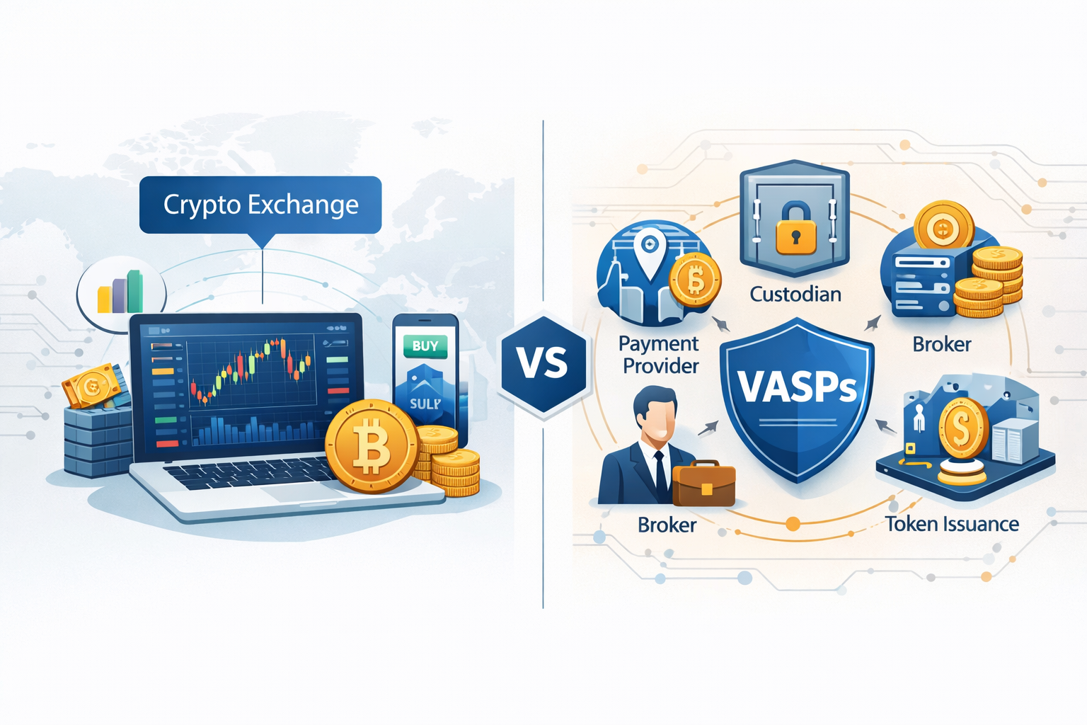 Crypto Exchanges vs VASPs: What’s the Real Difference?