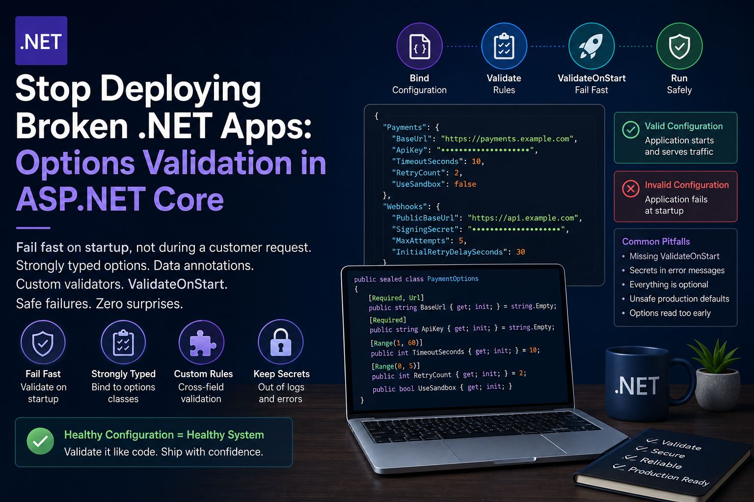 Stop Deploying Broken .NET Apps: Options Validation in ASP.NET Core