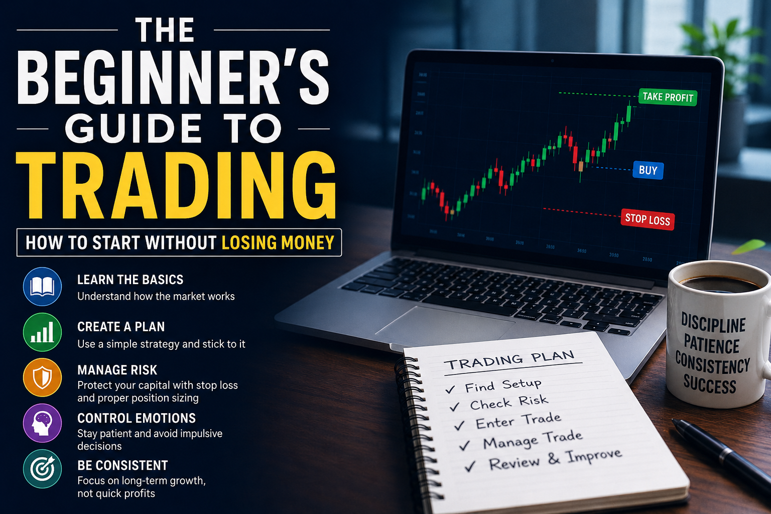 The Beginner’s Guide to Trading: How to Start Without Losing Money
