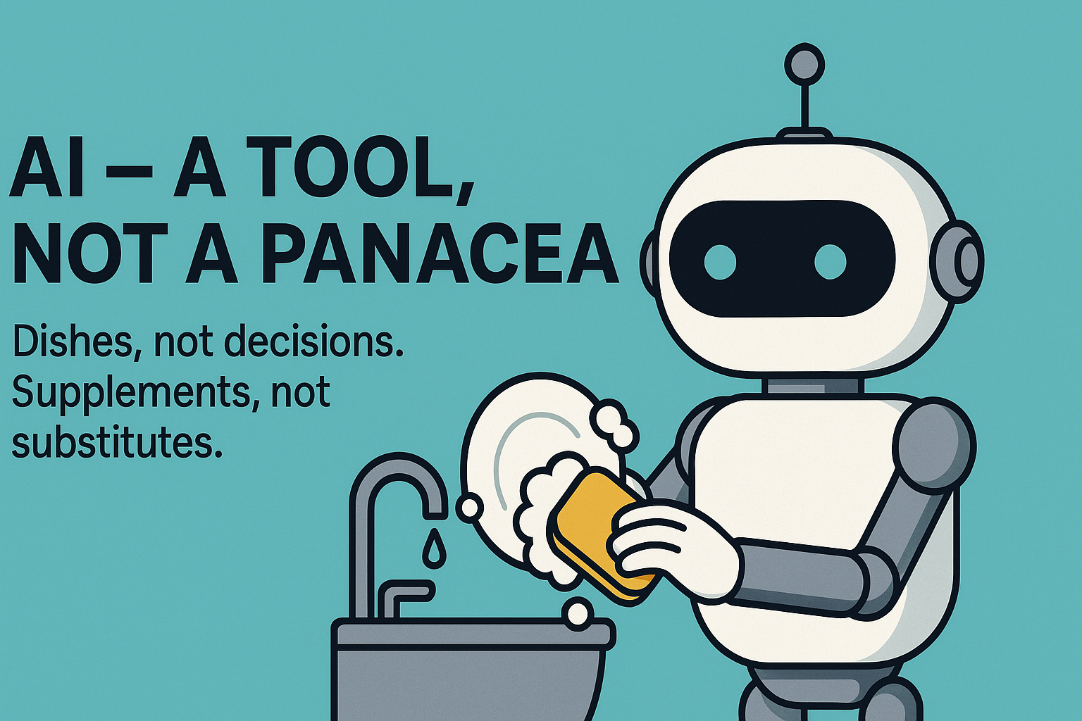 AI — A tool, not a panacea