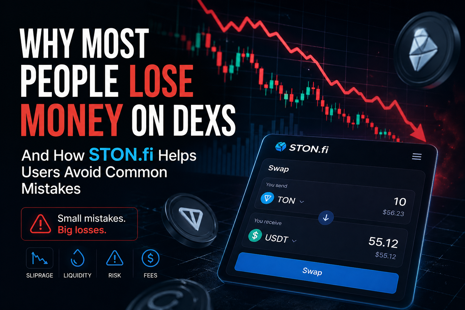 Why Most People Lose Money on DEXs And How STON.fi Helps Users Avoid Common Mistakes