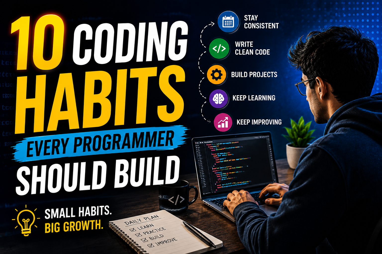 10 Coding Habits Every Programmer Should Build