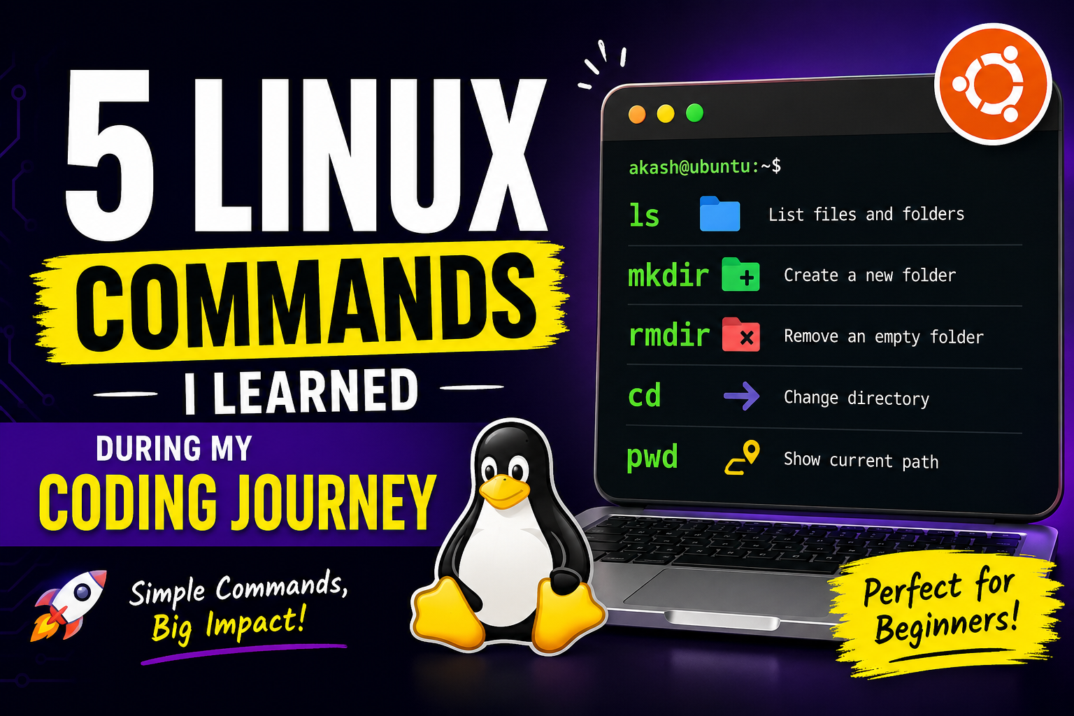 5 Linux Commands I Learned During My Coding Journey