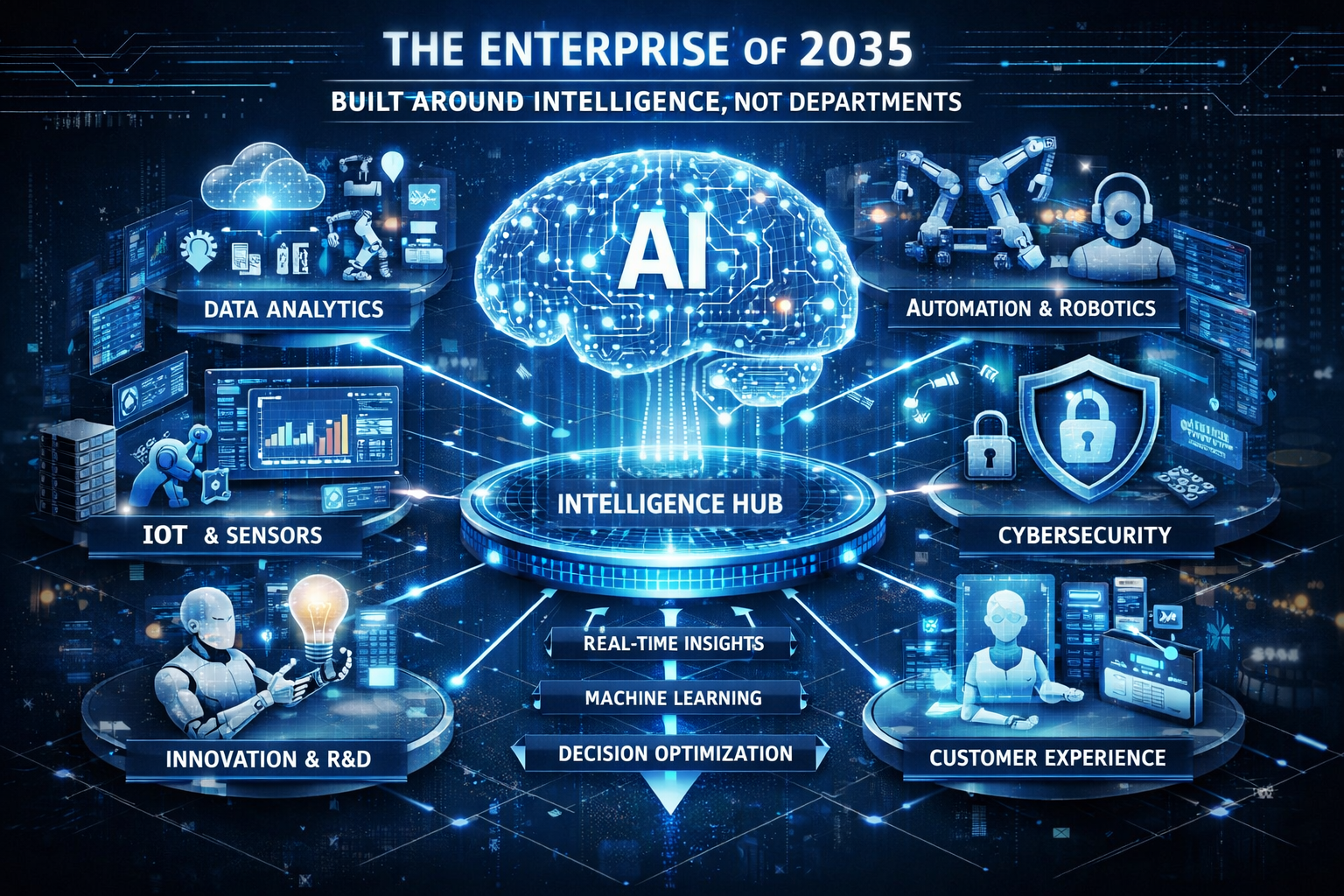 The Enterprise of 2035 Won’t Be Built Around Departments — It Will Be Built Around Intelligence